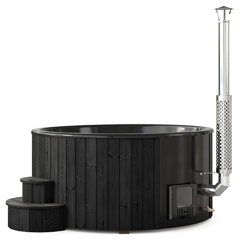 SaunaLife Model S6B Soak-Series Home Wood-Burning Hot Tub