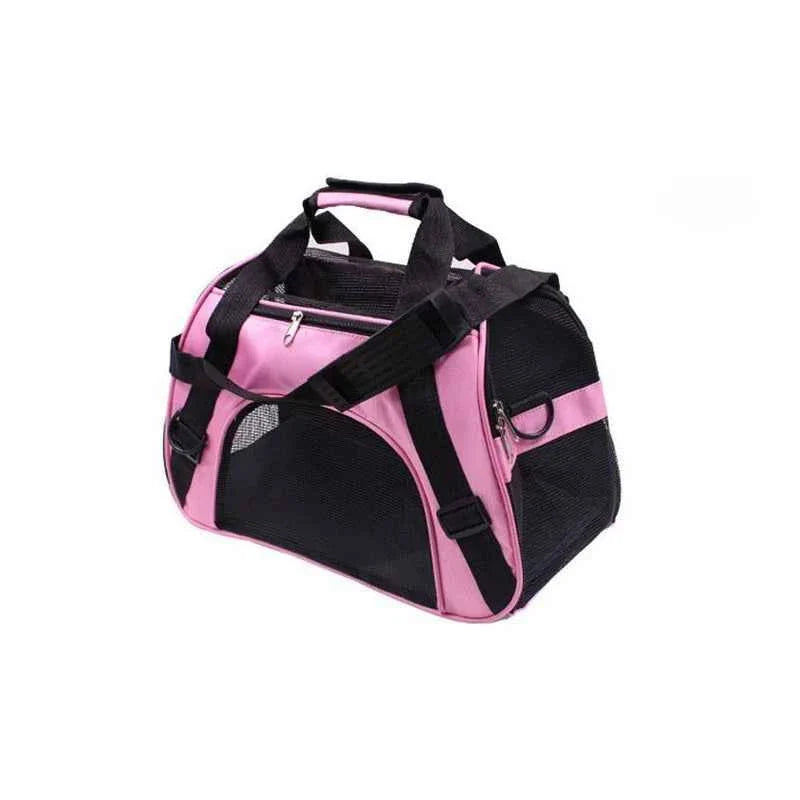 Portable Dog & Cat Travel Carrier – Breathable Mesh Pet Handbag