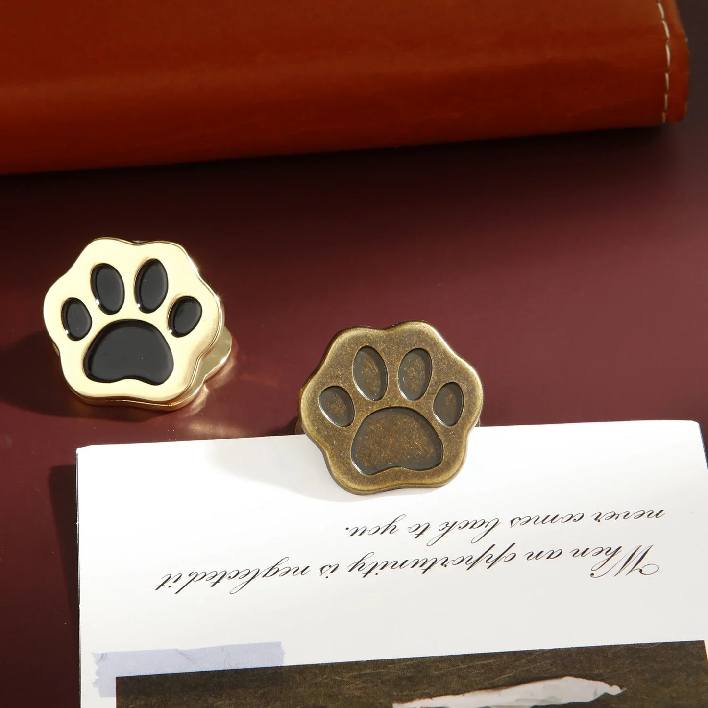 Metal Cat Paw Binder Clips Bill Binder Clip Foldback Notes Letter File Paper Clip Binding Securing Clip Office School Stationery