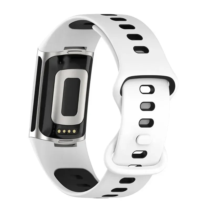 Fitbit Charge 5 6 Soft Silicone Strap - Sports Band