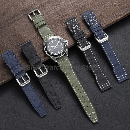 COROS Nylon Canvas Watch Band Replacement Strap for Men Women