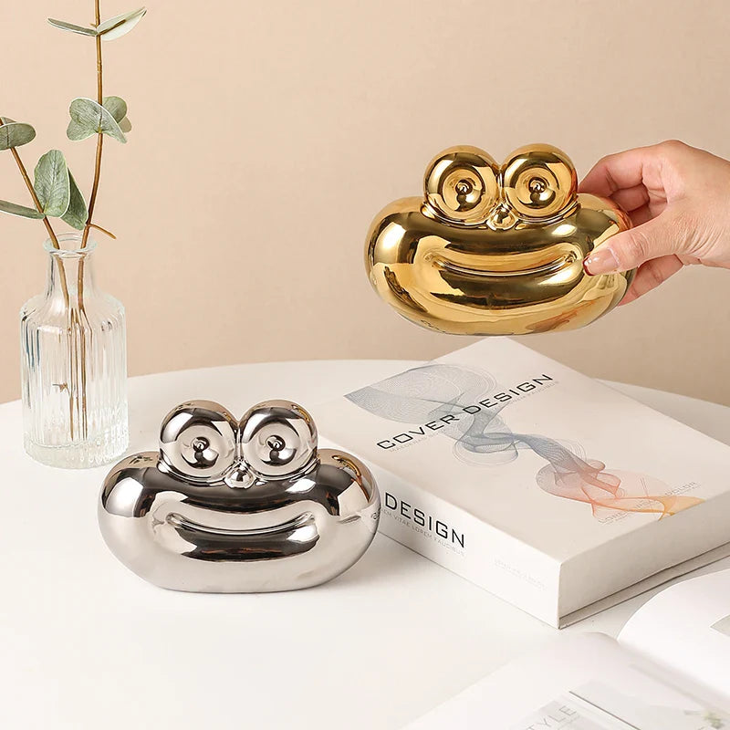 Unique Sausage-Shaped Decorative Ceramic Home Decoration Ornaments Creative Kitchen Living Room Decor Accessories