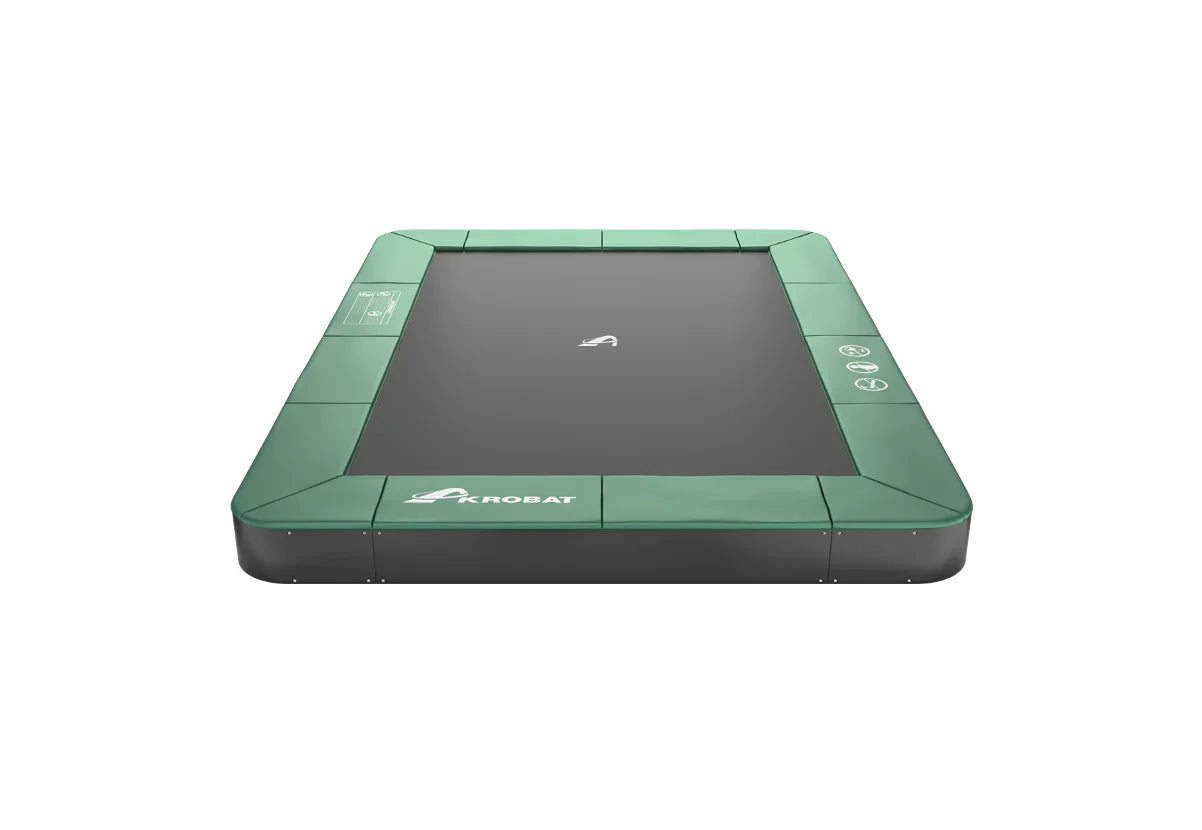 11ft x 8ft Akrobat Flat In-Ground Trampoline