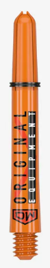 Clinch Dart Shafts - Orange Intermediate