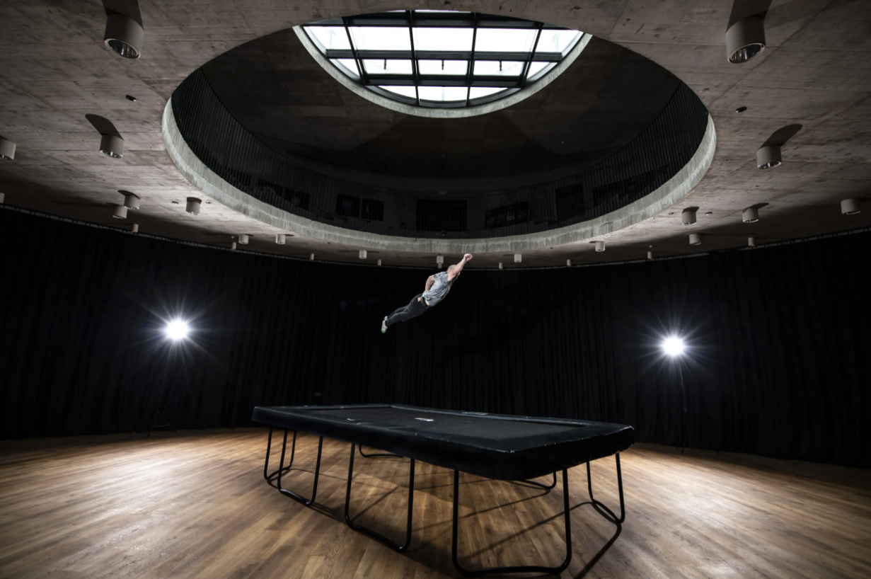 17ft x 10ft Akrobat Challenger Above Ground Trampoline