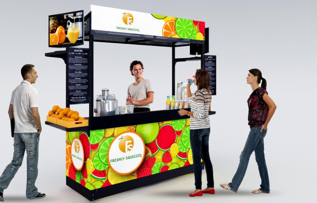Single EZ-Kiosk by Cart King