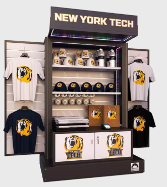 EZ-Lockup Merchandise Display Cart by Cart King