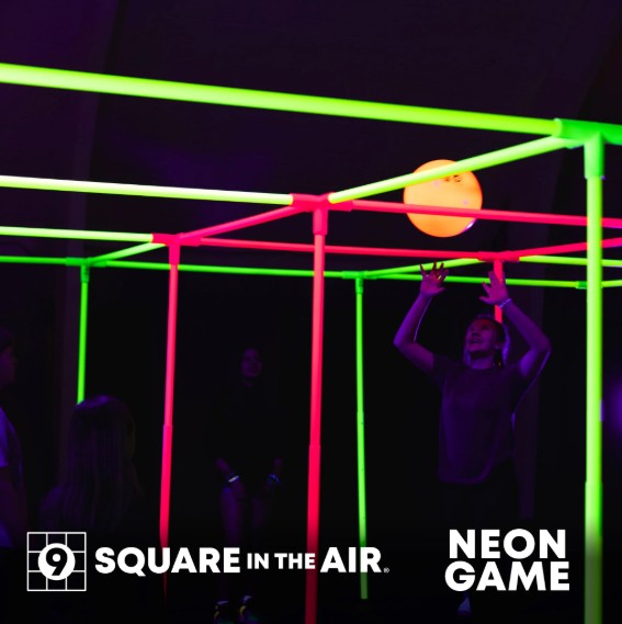 9 Square in the Air: Neon Game - Portable