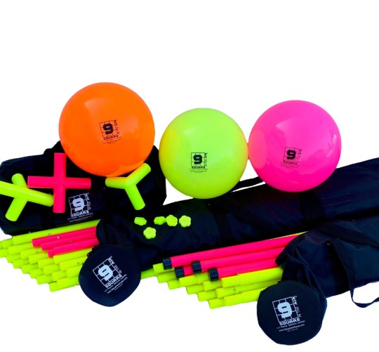 9 Square in the Air: Neon Game - Portable