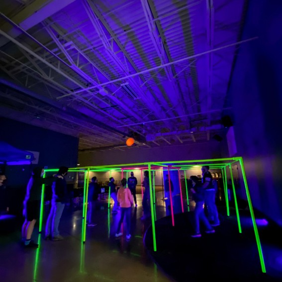 9 Square in the Air: Neon Game - Portable
