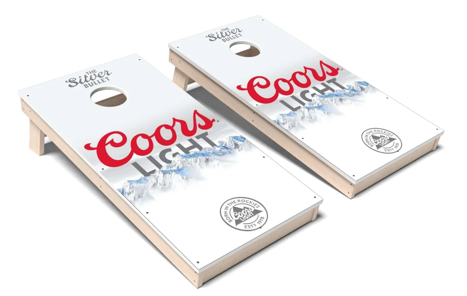 Slick Woody's Beer Branded Cornhole Boards - All Weather