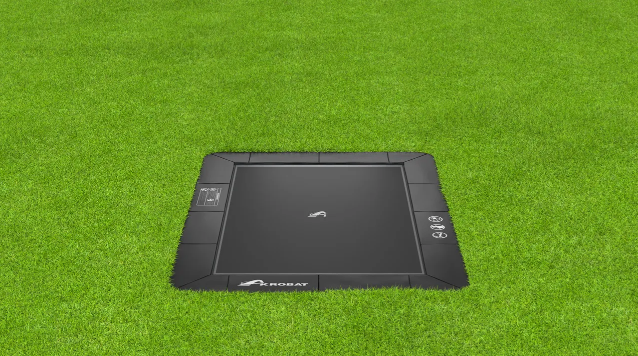 11ft x 8ft Akrobat Flat In-Ground Trampoline