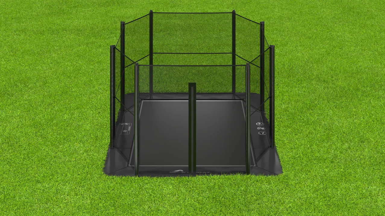 11ft x 8ft Akrobat Flat In-Ground Trampoline