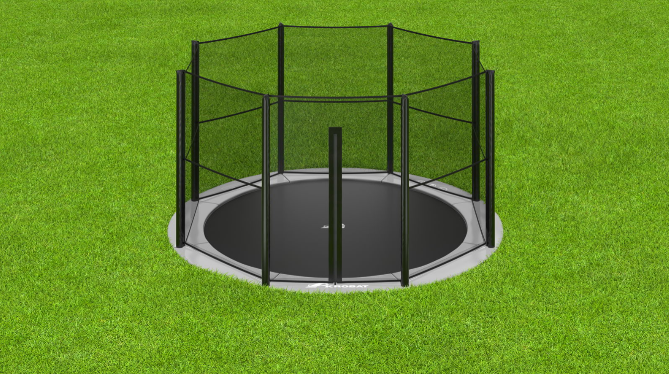 10ft Round Akrobat Primus Flat In-Ground Trampoline