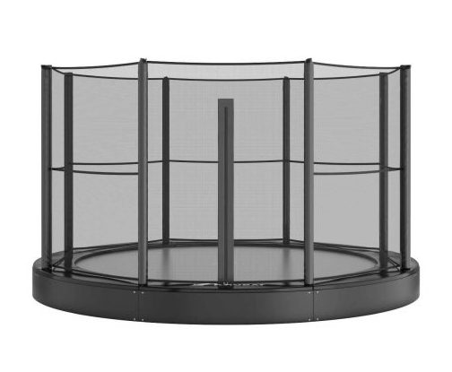 10ft Round Akrobat Primus Flat In-Ground Trampoline