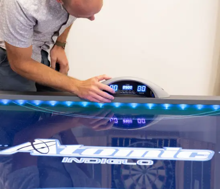 Atomic Indiglo Light Up Air Hockey Table