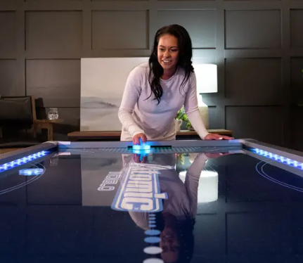 Atomic Indiglo Light Up Air Hockey Table