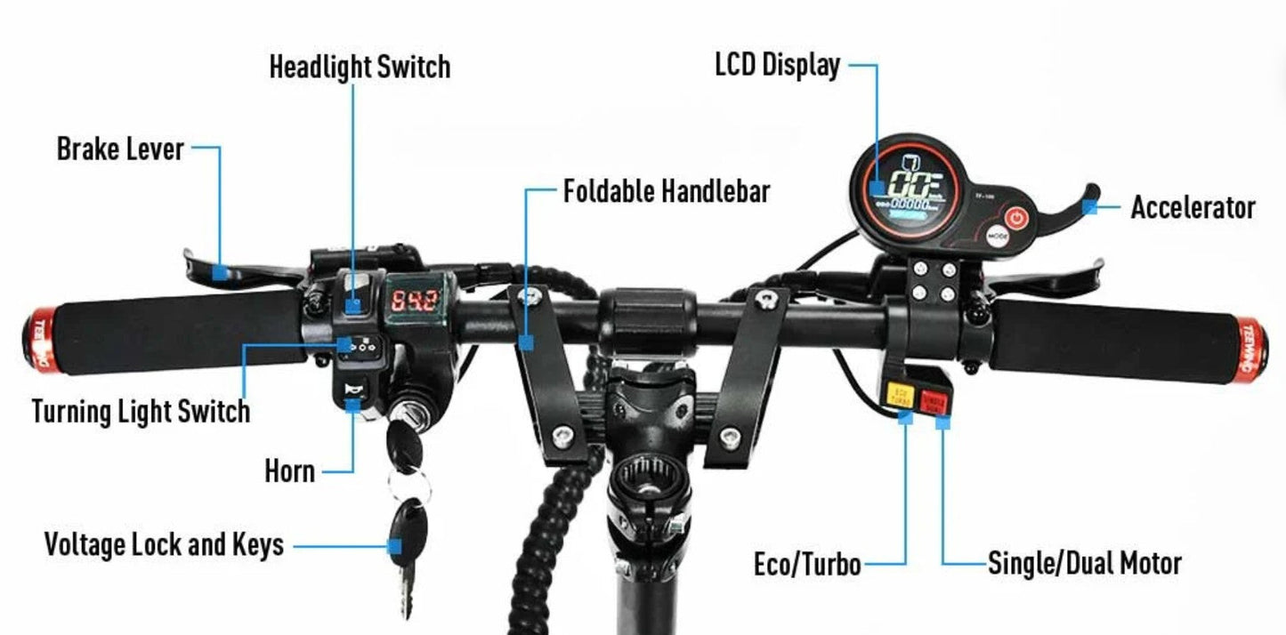 Teewing X5 6000W Dual Motor Electric Scooter