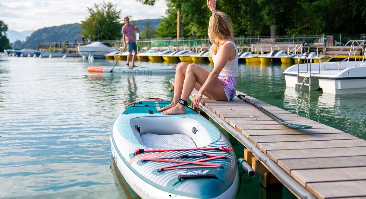 Aqua Marina Cascade Inflatable SUP-Kayak with 2-in-1 DUAL-TECH Paddle.