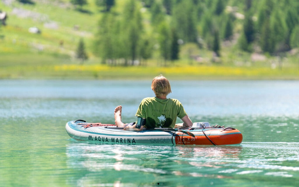 Aqua Marina Cascade Inflatable SUP-Kayak with 2-in-1 DUAL-TECH Paddle.