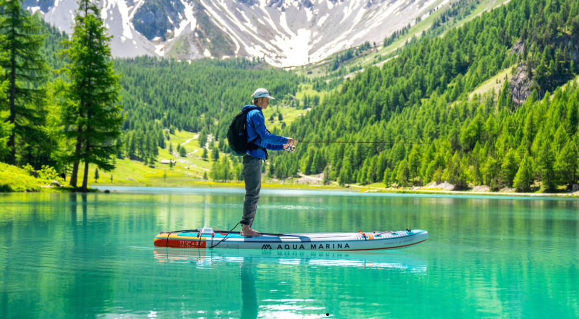 Aqua Marina Cascade Inflatable SUP-Kayak with 2-in-1 DUAL-TECH Paddle.