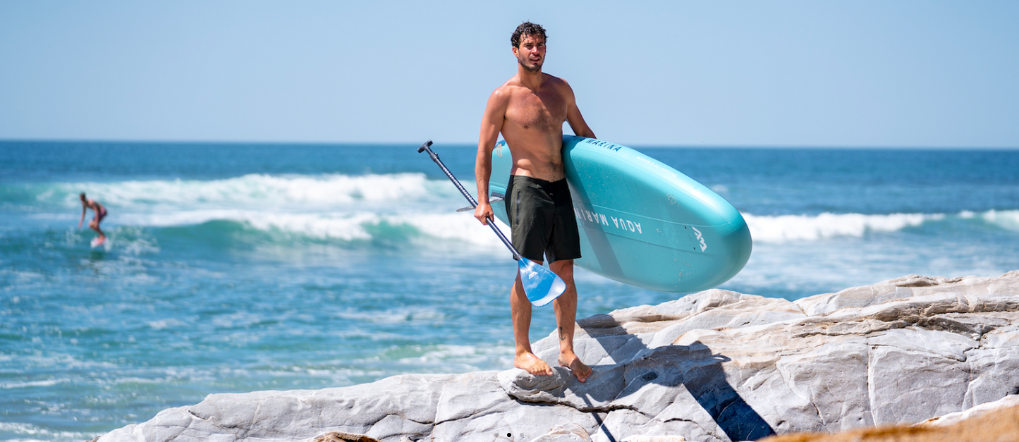 Aqua Marina Beast Advanced All-Around Paddleboard 10'6" with Carbon/Fiberglass Hybrid Paddle