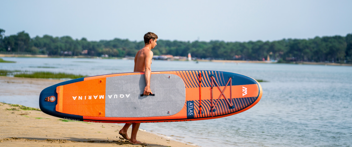 Aqua Marina Atlas Advanced All-Around Paddleboard 12'0" with Carbon/Fiberglass Hybrid Paddle