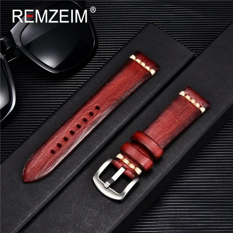 Samsung Galaxy Watch Leather Band - Premium Classic Style