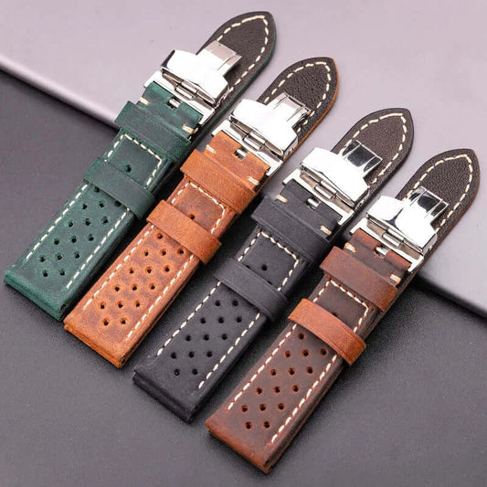 Ticwatch Leather Band - Breathable Design for Comfort