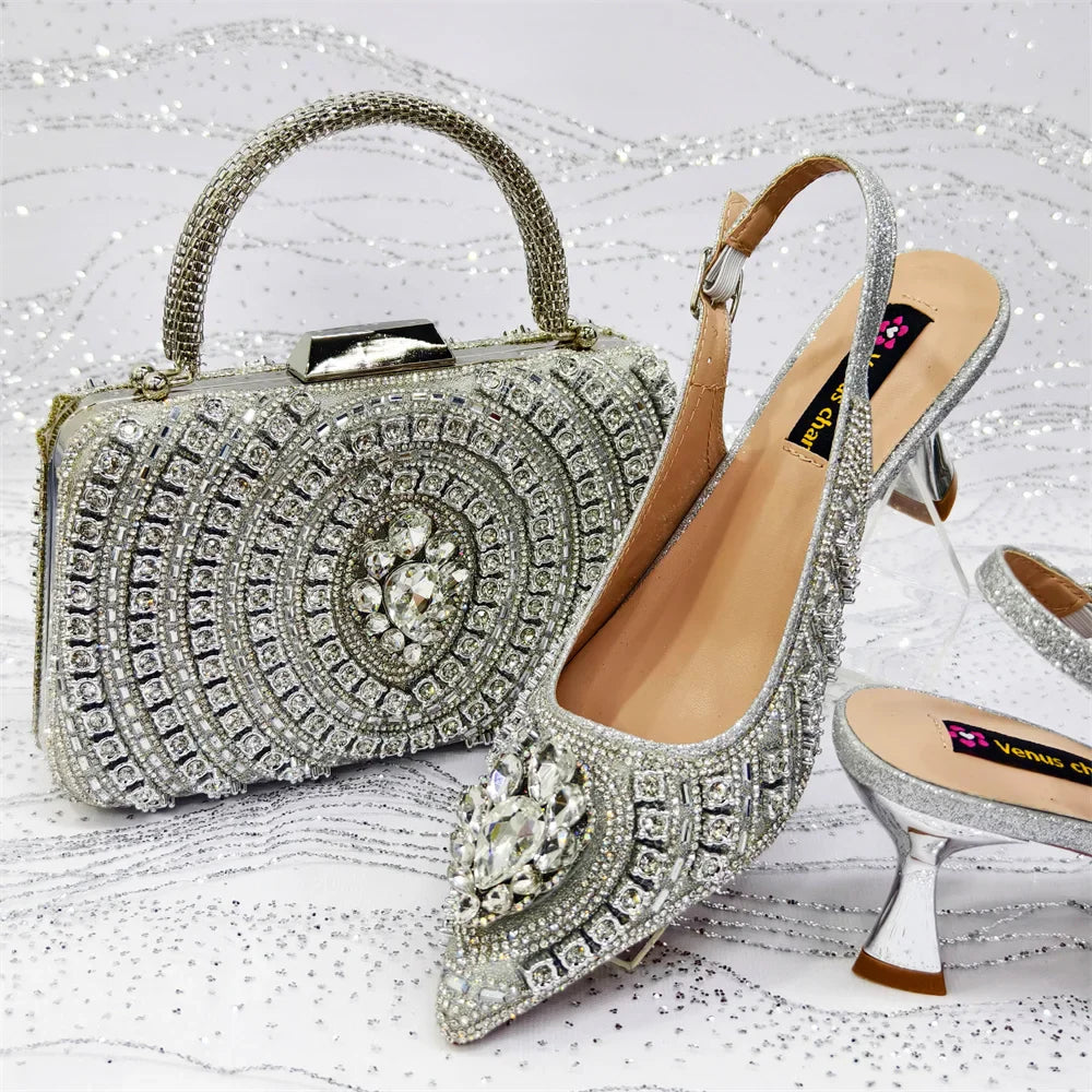 Charming Shoes And Bag Matching Set HVC1-2