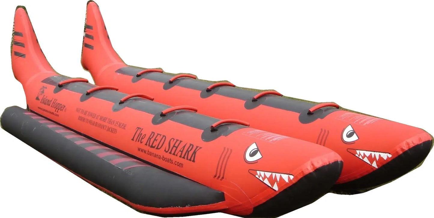 Island Hopper Red Shark 10 Passenger “Elite Class” Banana Boat Heavy Commercial