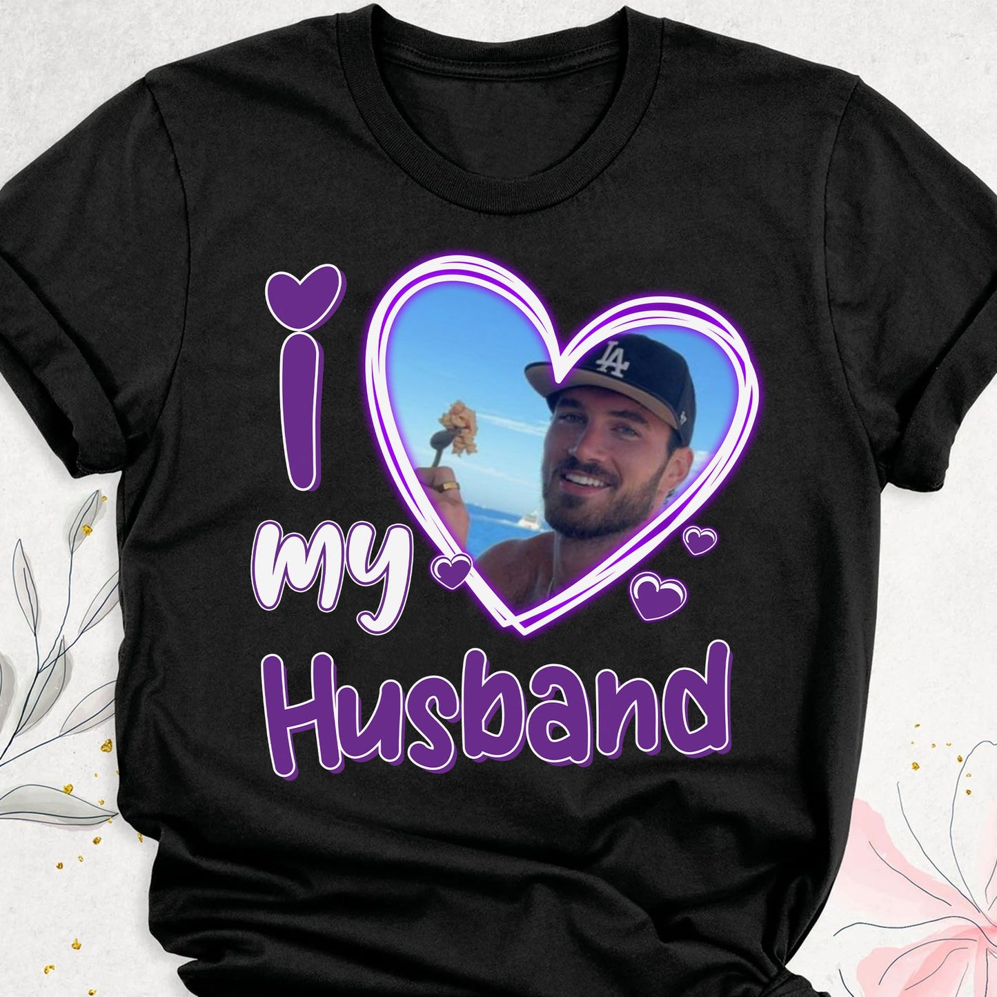 I Love My Girlfriend Boyfriend - Personalized Custom Photo Couple Shirt - Gift For Couple, Valentines Day C877
