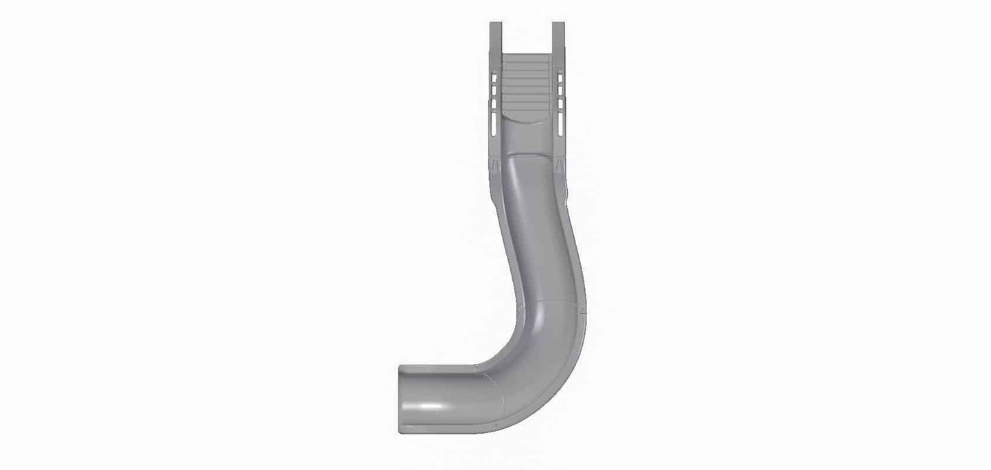 Global Pool Products Side Winder Curved Pool Slide