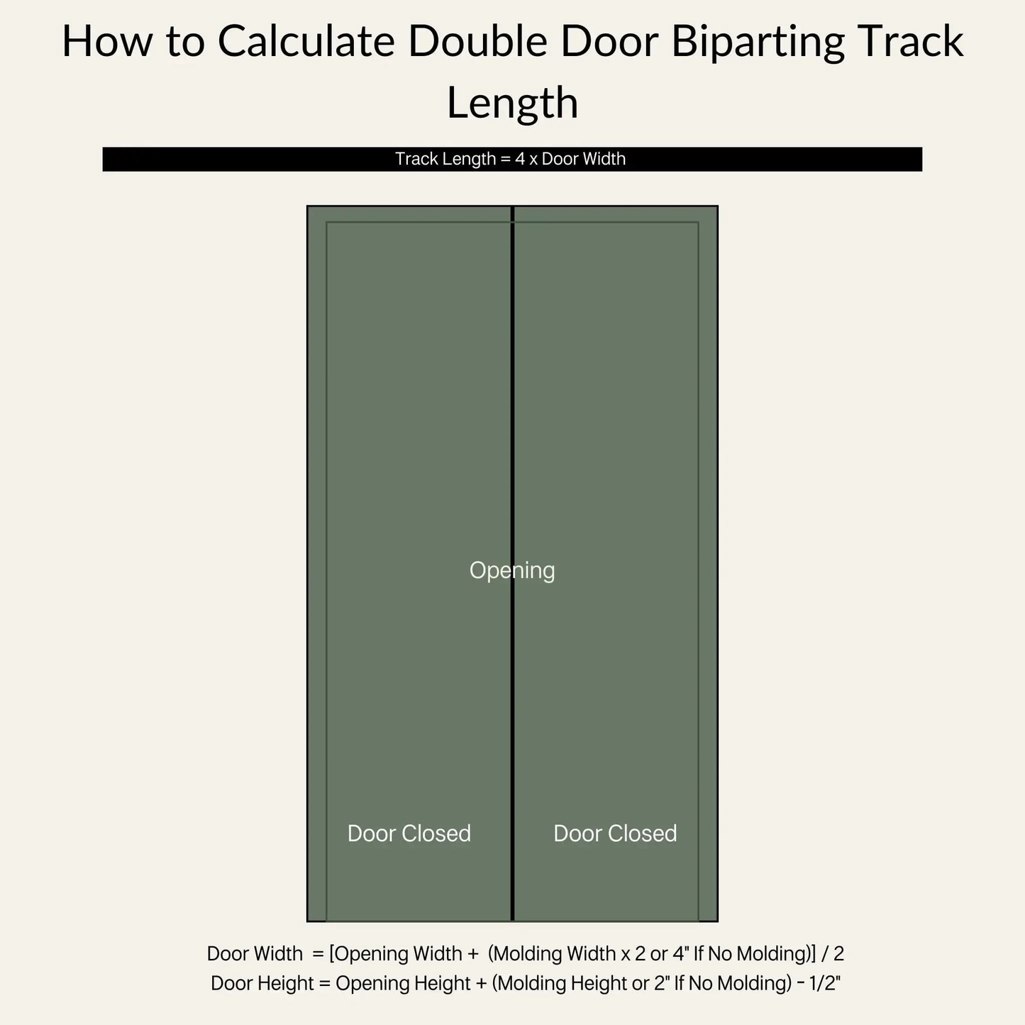 J-Strap Cabinet Barn Door Hardware Kit | Brushed Nickel