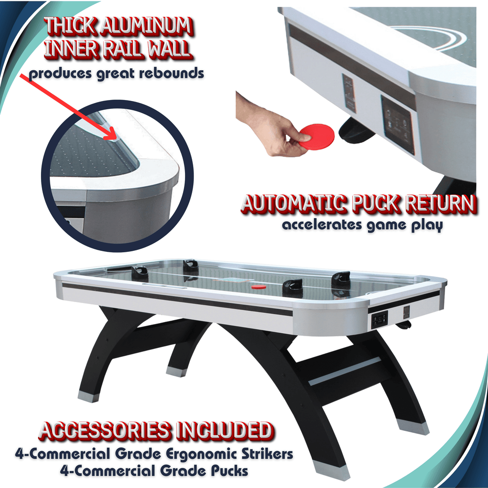 Freetime Fun "Slap Shot” 7' Air Hockey Table