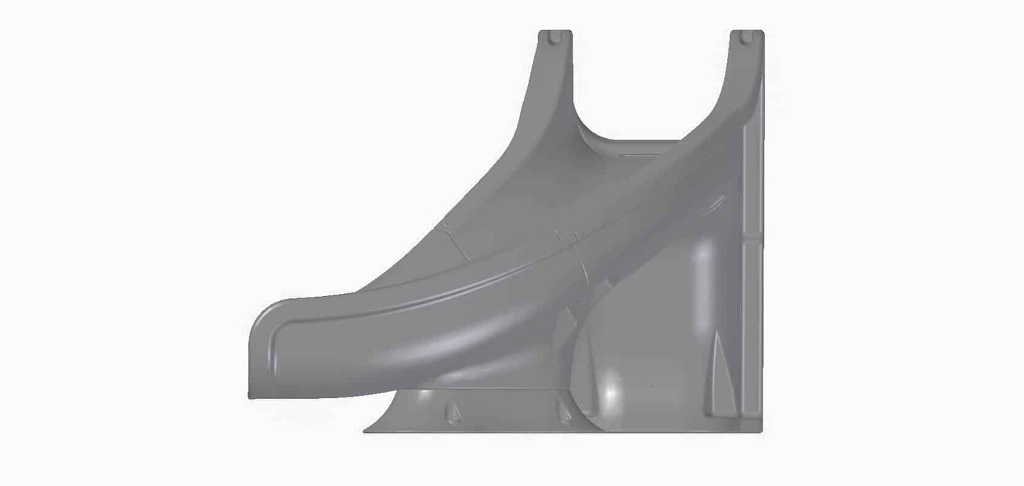 Splash Curved Pool Slide - Global Pool Products