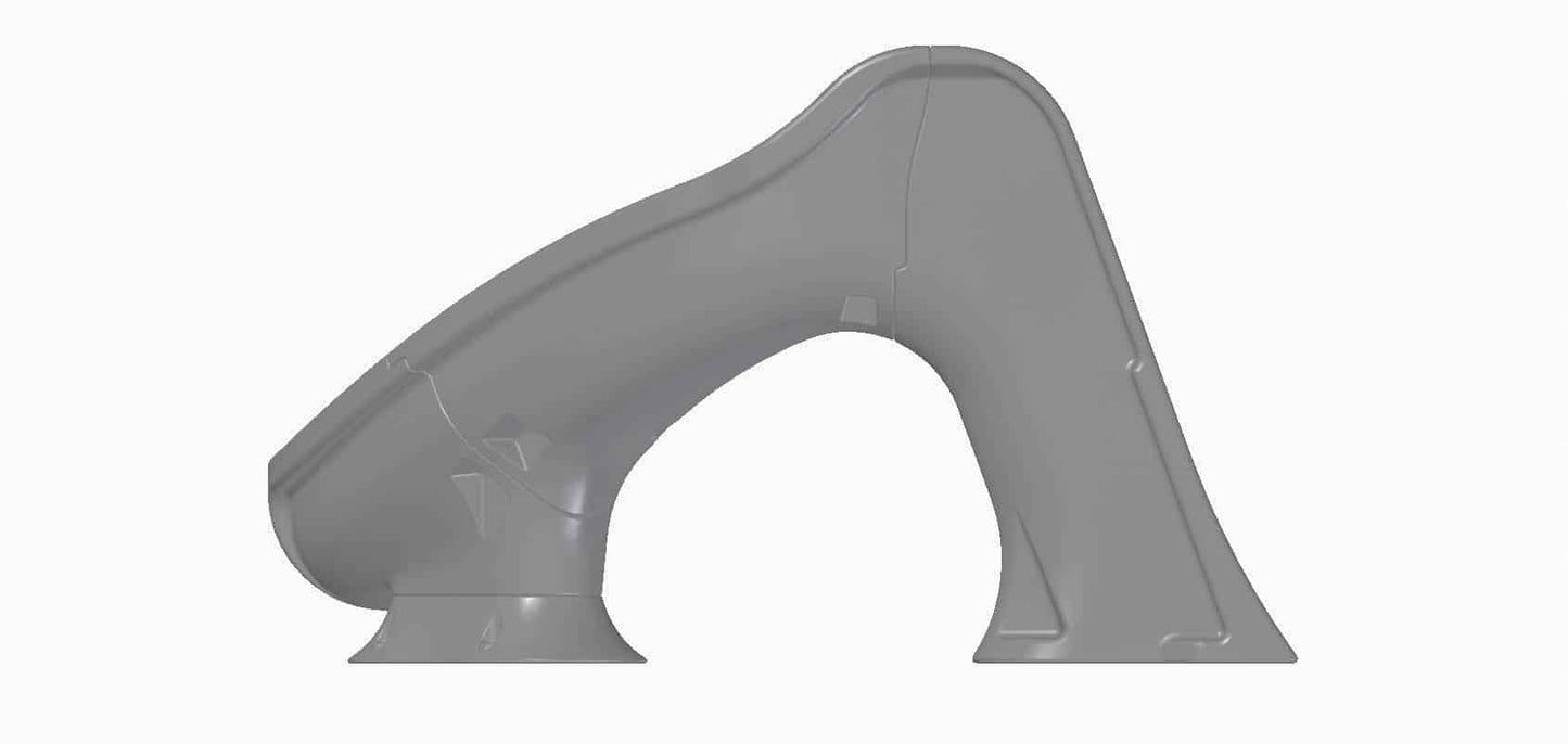 Splash Curved Pool Slide - Global Pool Products
