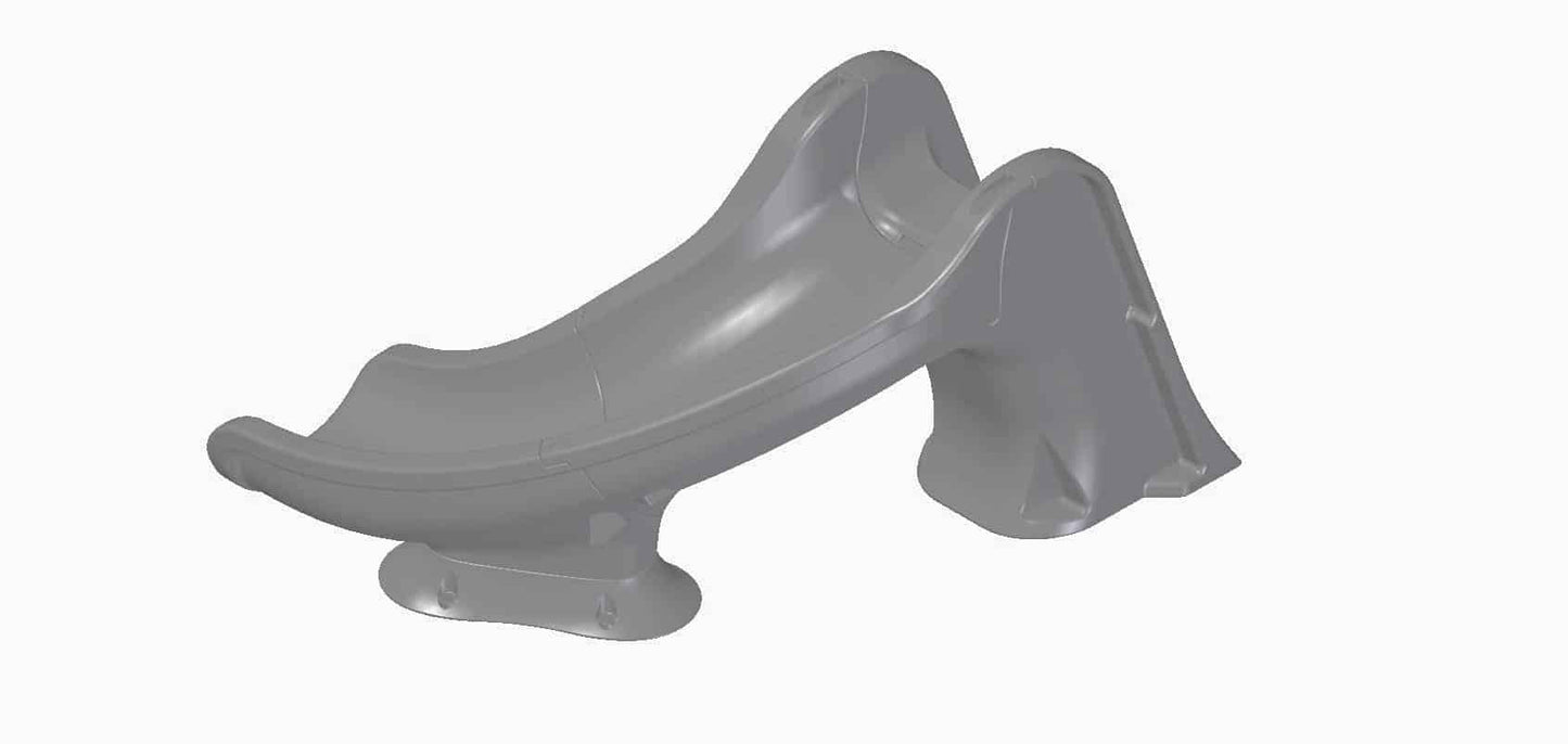 Splash Curved Pool Slide - Global Pool Products