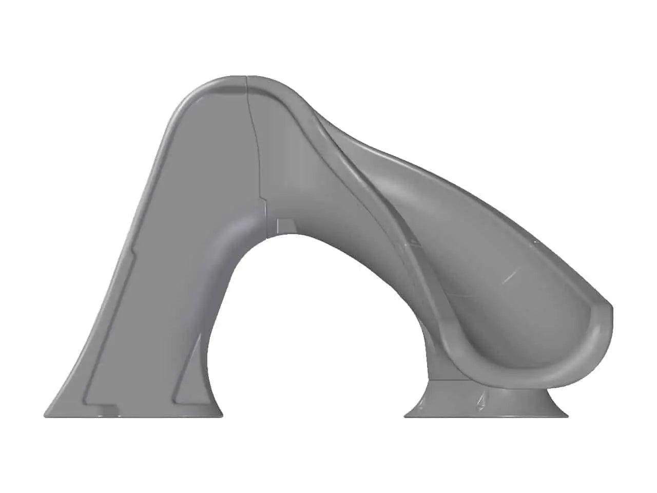 Splash Curved Pool Slide - Global Pool Products