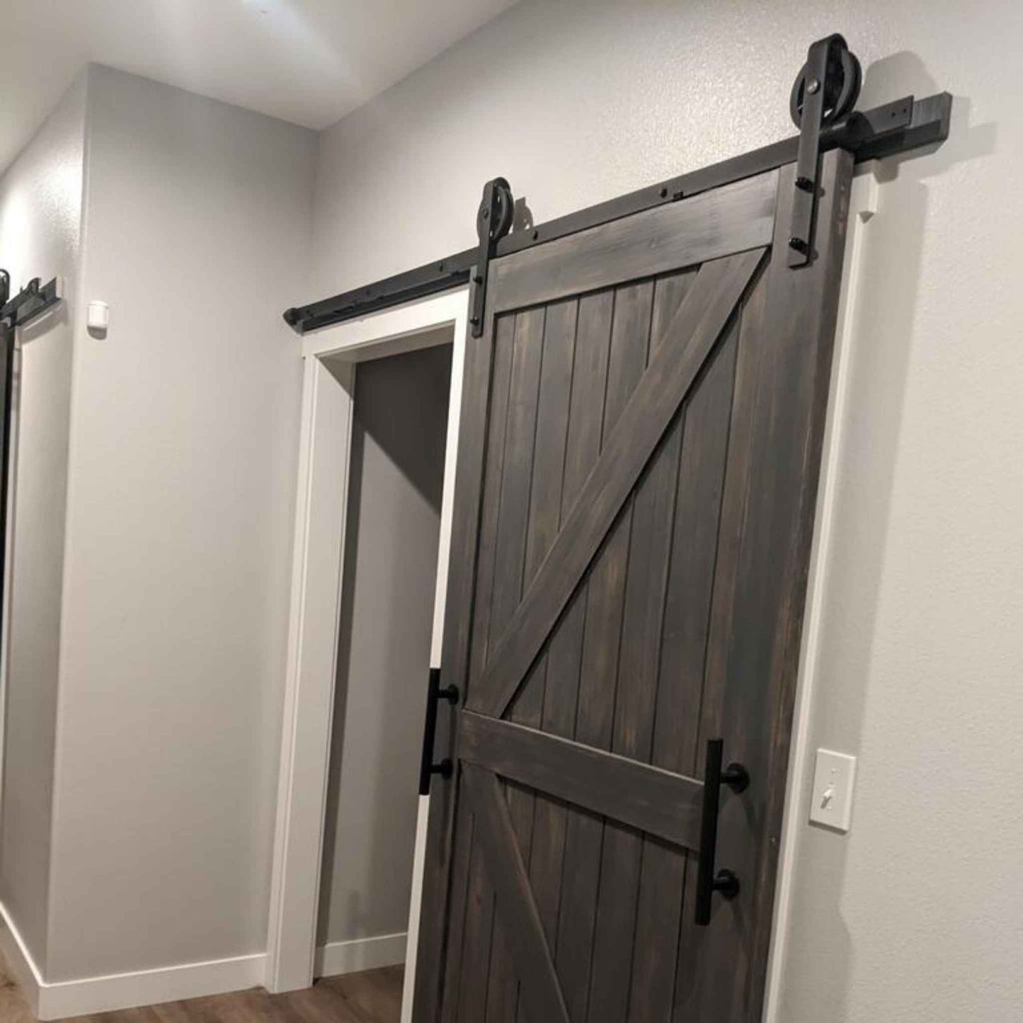 Classic Single Barn Door Kit | Black Hardware
