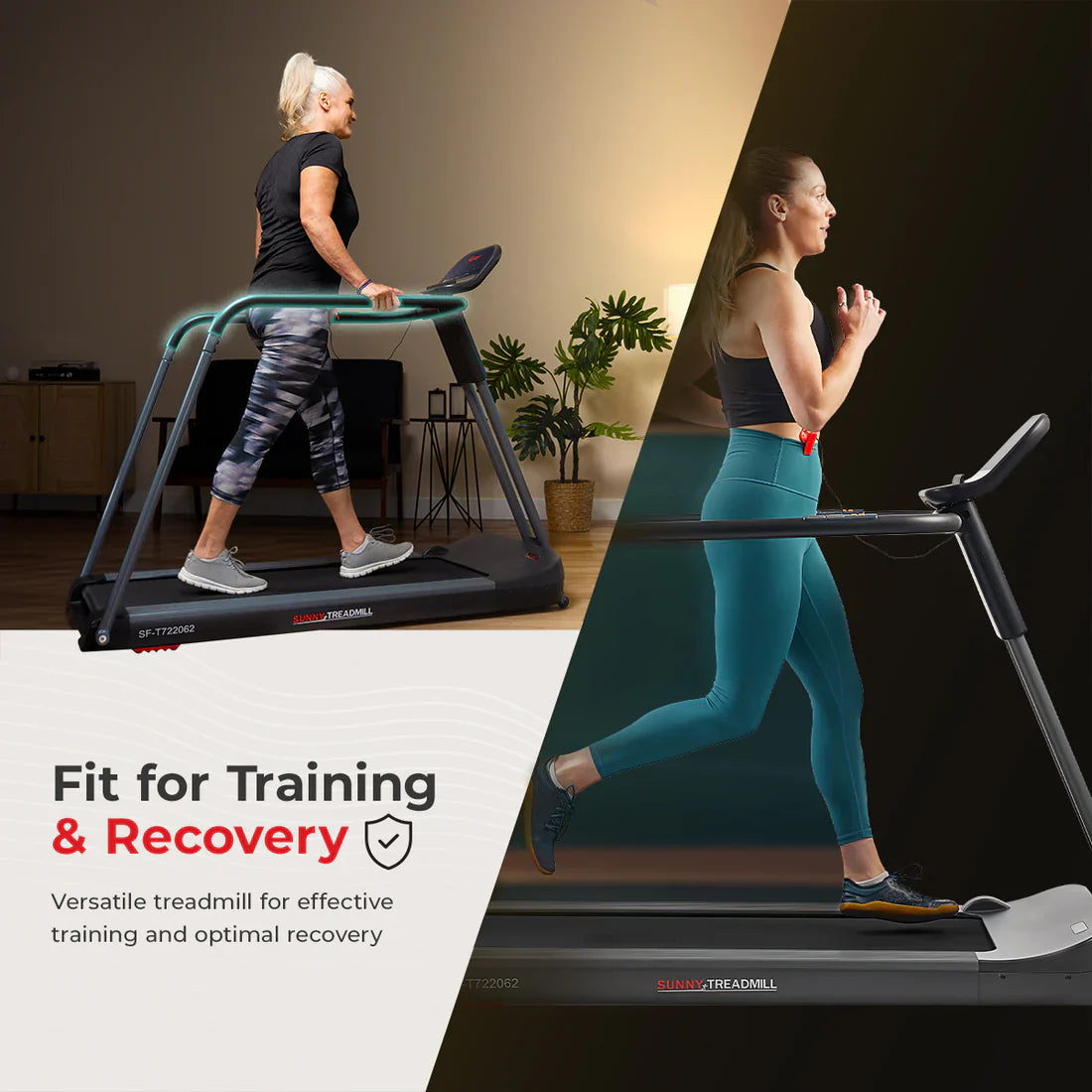 Smart Motorized Treadmill by Sunny Health & Fitness