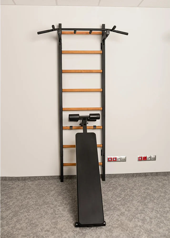 BenchK 223 Gymnastic Wall Bars, Pull-Up Bar, and Workout Bench