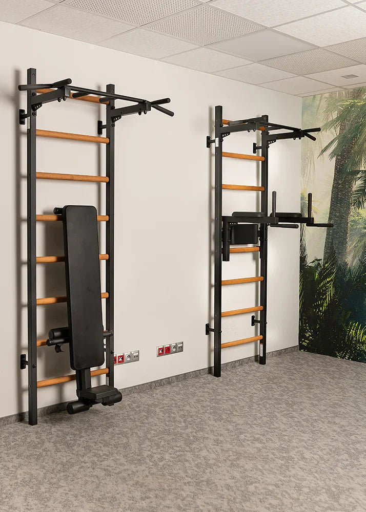 BenchK 222 Gymnastic Wall Bars with Pull-up and Dip Bar