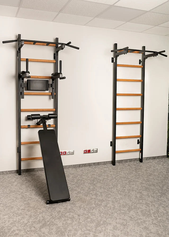 BenchK 223 Gymnastic Wall Bars, Pull-Up Bar, and Workout Bench