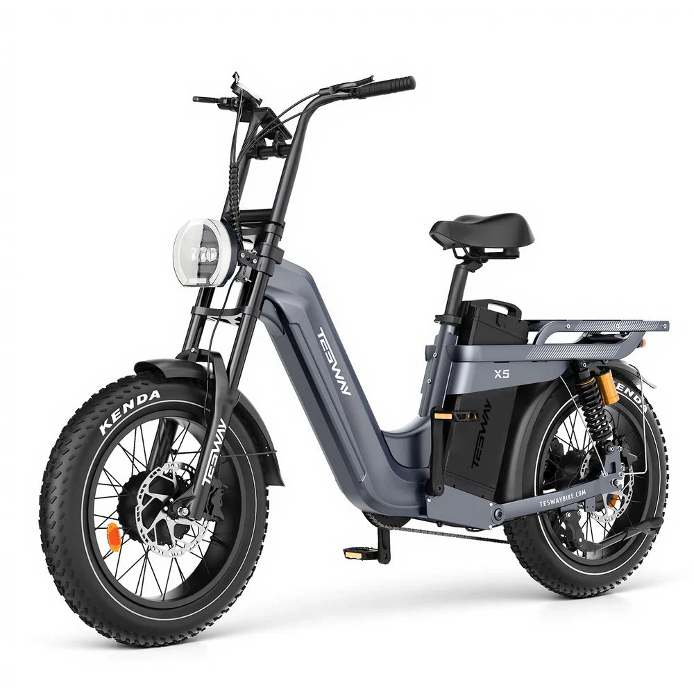 **PREORDER** Tesway X5 AWD Step-Thru Electric Bike 3600W Dual Motor