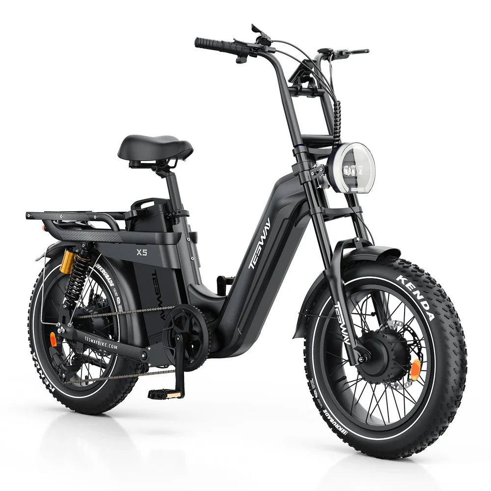 **PREORDER** Tesway X5 AWD Step-Thru Electric Bike 3600W Dual Motor