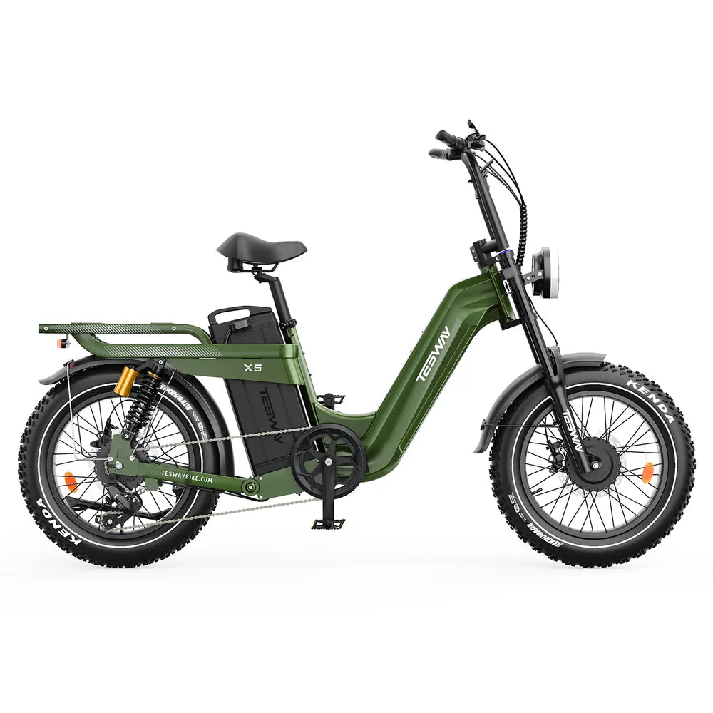 **PREORDER** Tesway X5 AWD Step-Thru Electric Bike 3600W Dual Motor