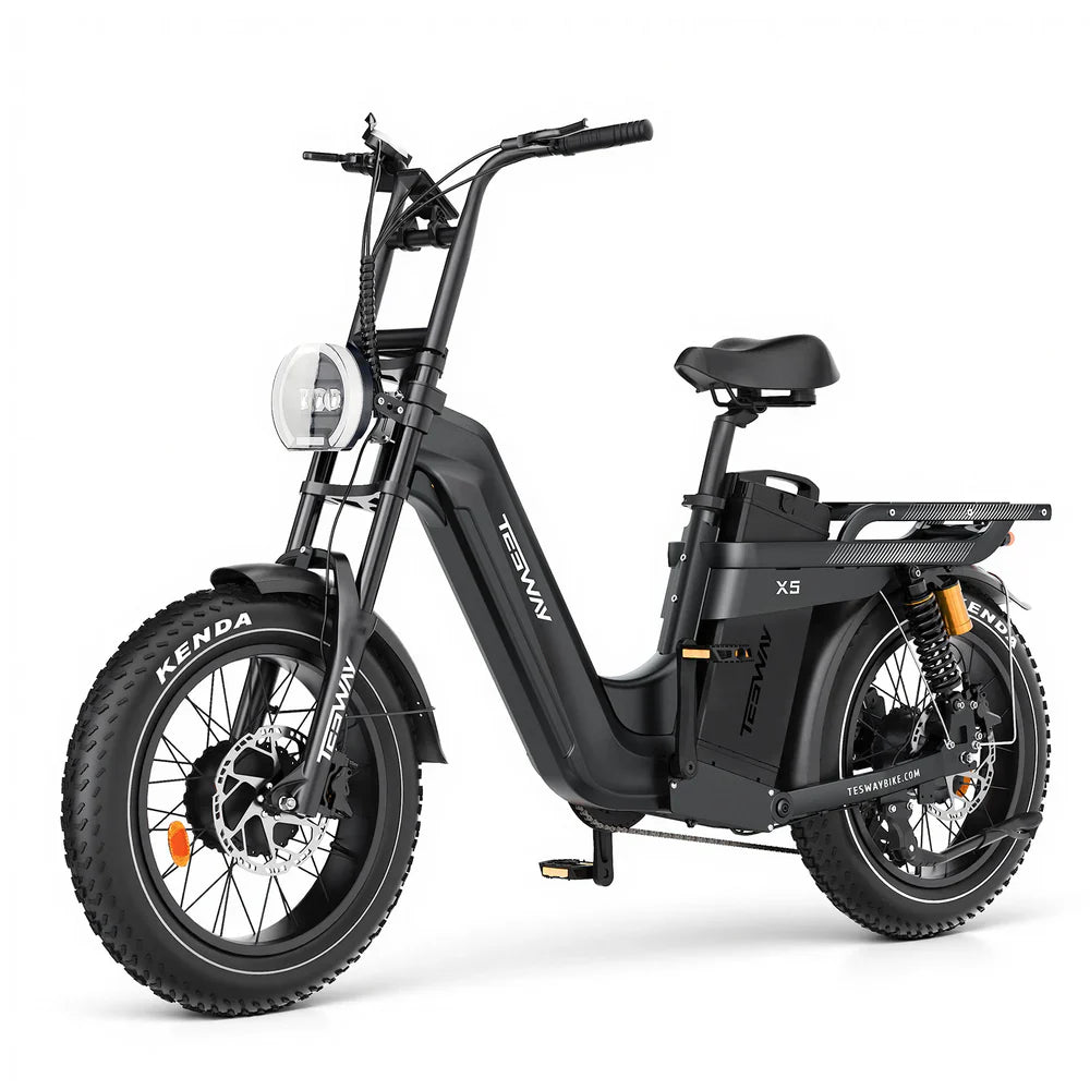 **PREORDER** Tesway X5 AWD Step-Thru Electric Bike 3600W Dual Motor