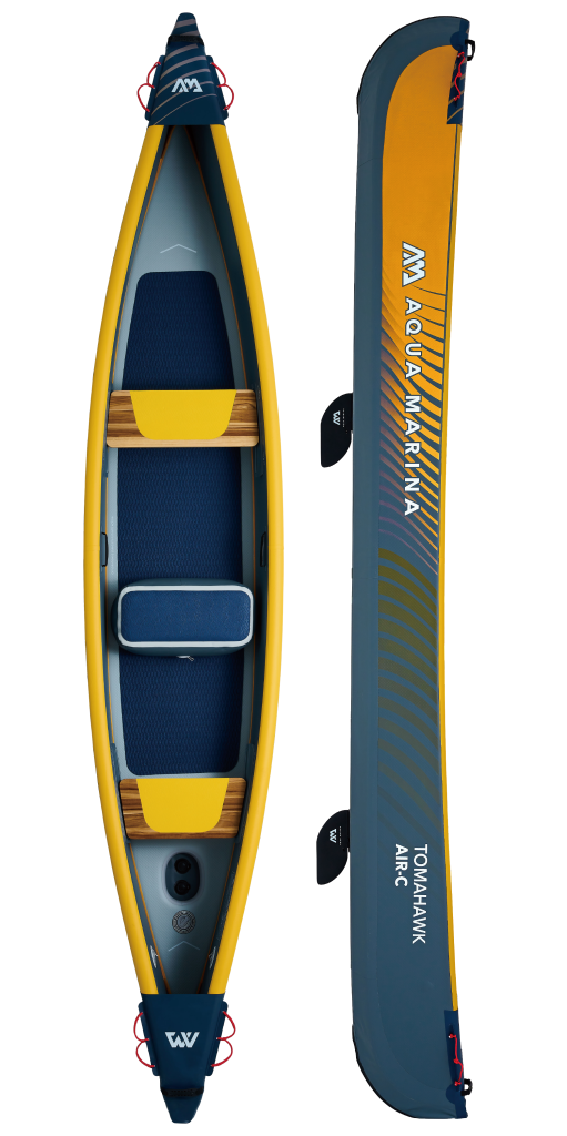 Aqua Marina Tomohawk Air-C High Pressure Speed Canoe - 2 to 3 Person *PREORDER*