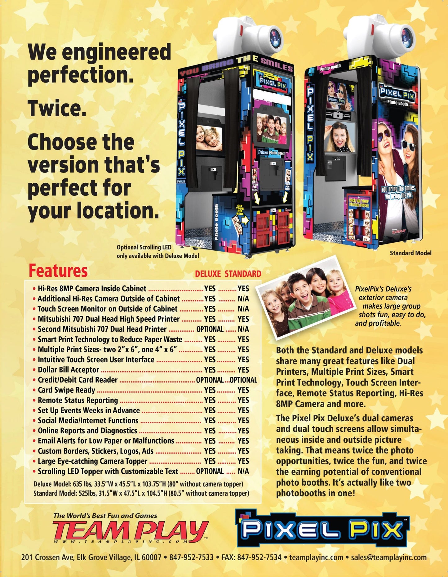 Pixel Pix Photo Booth Standard Model by Team Play Inc